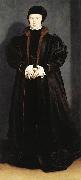 Hans holbein the younger Christina of Denmark oil painting